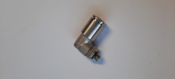 01-03-08-0170-A Winkel, messing verchromt auf 6mm Schlauch