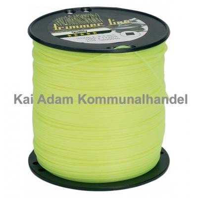 03-11-02-001-A Faden vierkant Ø 2,7mm, Nylon allround, neon gelb