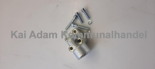 01-03-08-0333-B Anschlußwinkel klein, zur Zahnradpumpe Tandem