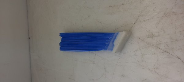 18-00-00-06 Besenbüschel poly / poly tuft  75mm, L=330mm, blau 2,7mm
