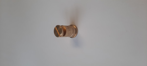 01-05-10-105-A Wasserdüse TB messing,  (Zungendüse befestigt mit Überwurfmutter)