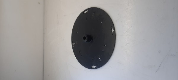 01-03-08-0241 Besenplatte Ø410mm mit Motoraufnahme zu TB 650mm