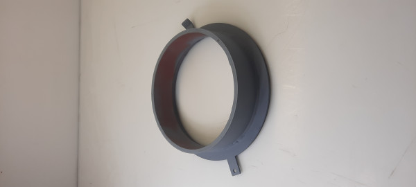 01-04-15-0031-B Saugschlauchstutzen unten Ø 280mm mit Auskleidung und anvulkanisierter Dichtung