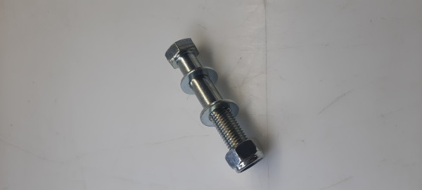 01-05-20-033-B Achse mit Mutter und 2x Scheibe zum Laufrad Ø160mm zum Saugschacht , Cleango