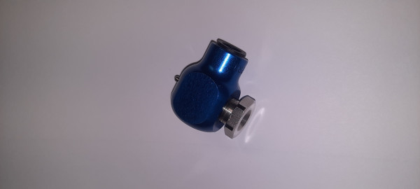 01-03-10-016 Wasserdüse, blau kurz, Saugschacht