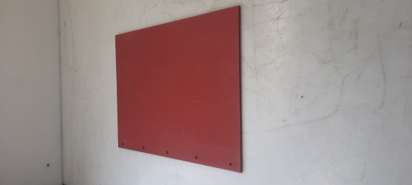 01-03-08-0109 Gummischürze für Tellerbesen quer, 470mm lang, 5 Löcher